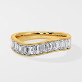 Emra Wave Diamond Band