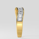 Emra Wave Diamond Band