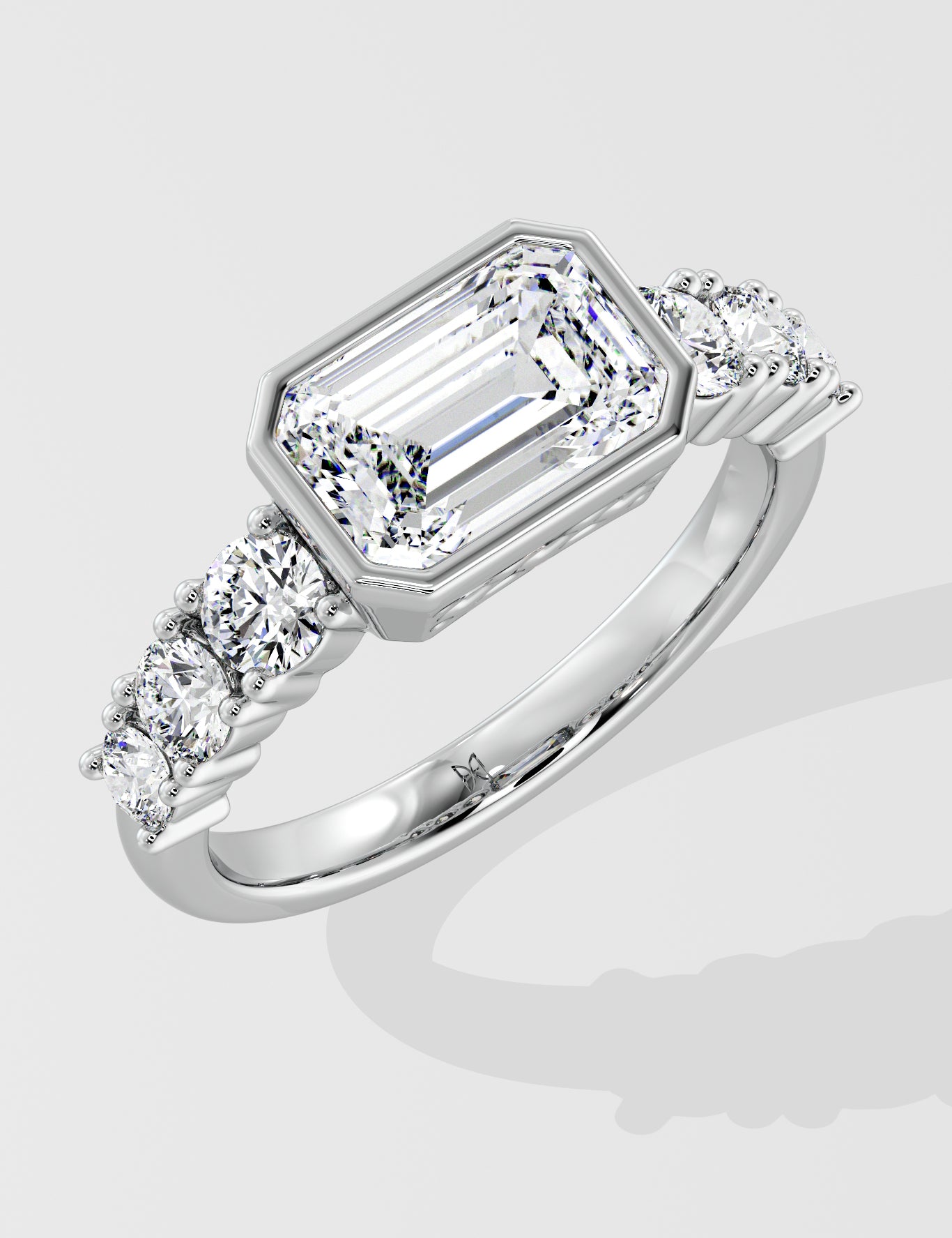 1.5 ct Horizon Bezel Diamond Ring