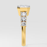 1.5 ct Horizon Bezel Diamond Ring