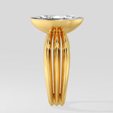 1.5 Ct Marquise Orbit Diamond Ring