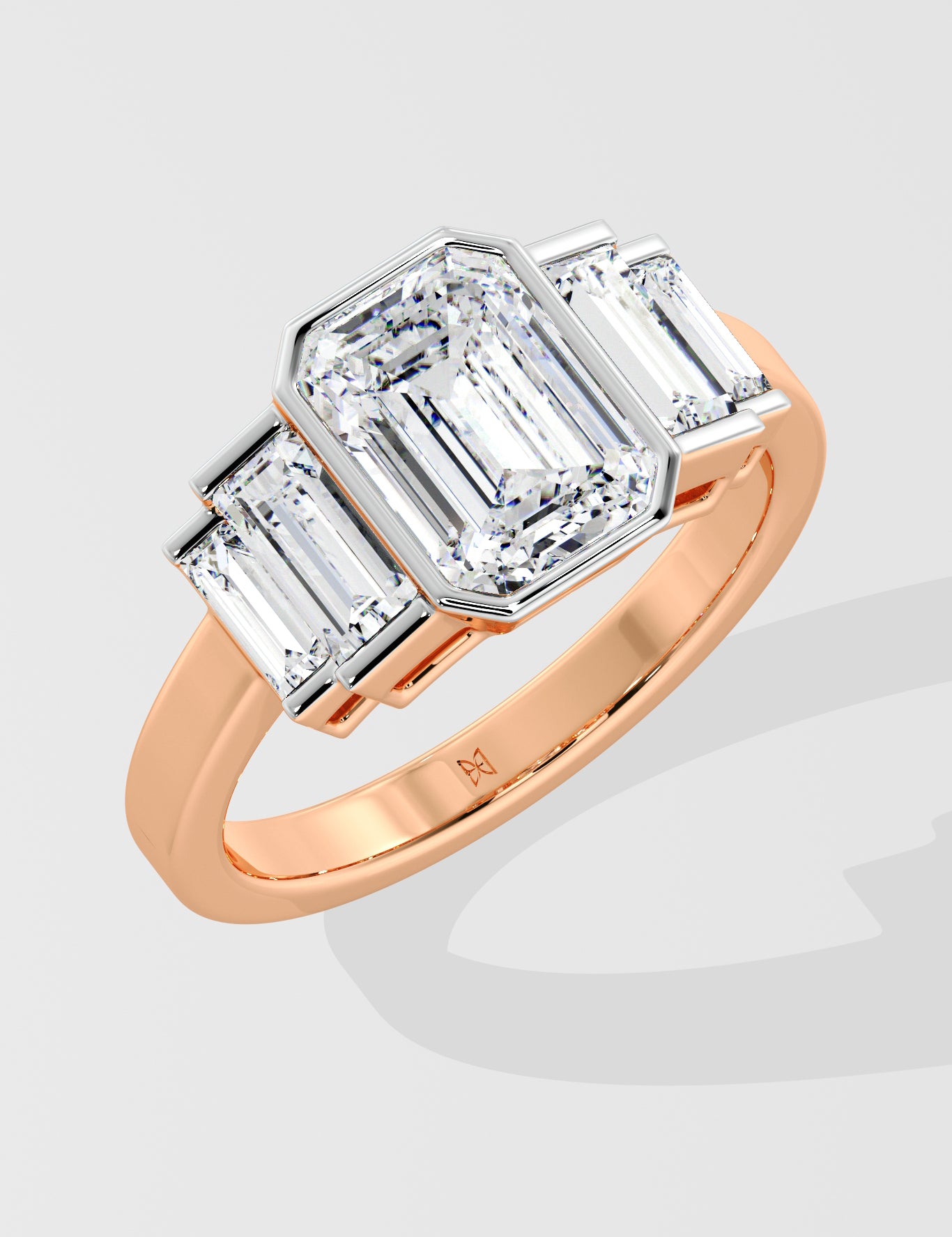 2 Ct Emerald Elyra Ring