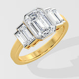 2 Ct Emerald Elyra Ring