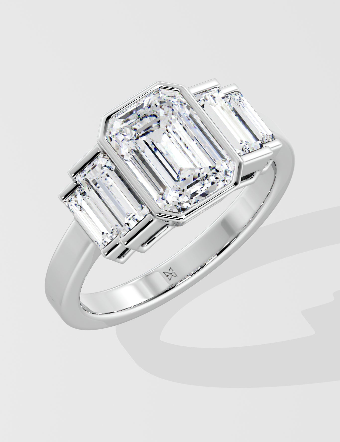 2 Ct Emerald Elyra Ring