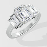 2 Ct Emerald Elyra Ring