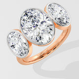 3 Ct Oval Trilogy Ring