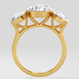 3 Ct Oval Trilogy Ring