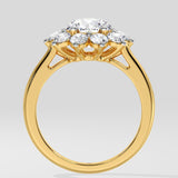 1.5 ct Flora Solitaire Diamond Ring