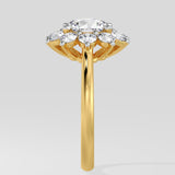 1.5 ct Flora Solitaire Diamond Ring