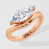 1 Ct Horizon Marquise Diamond Ring