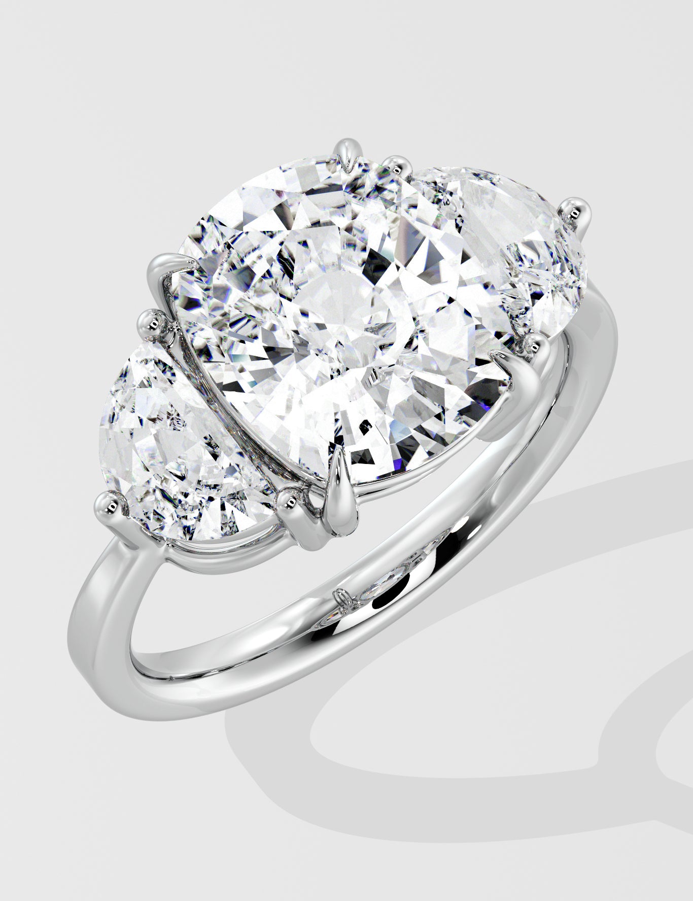 4 Ct Cushion Orène Ring