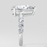 3 Ct Pear Classic Ring