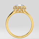1 Ct Diadem Halo Ring