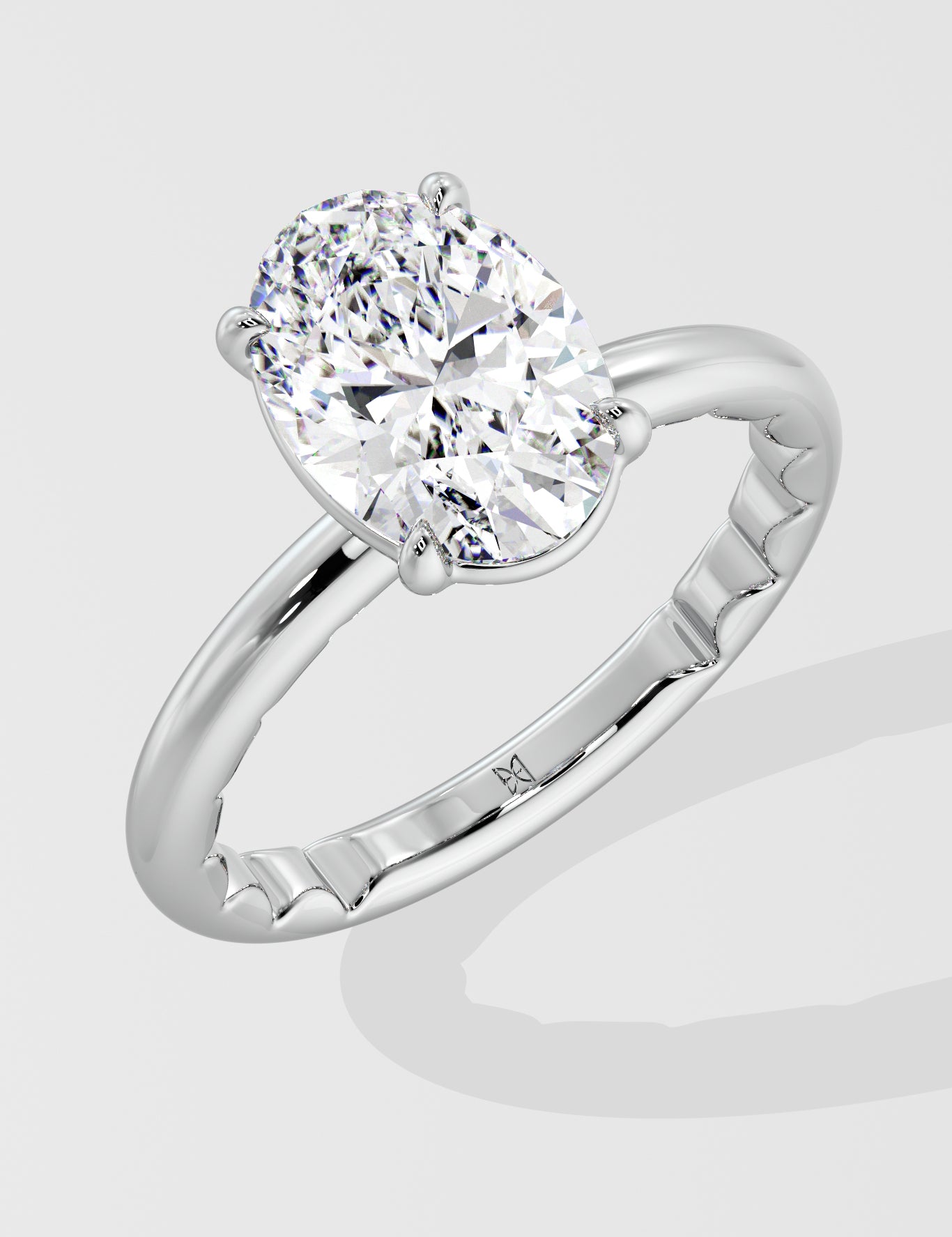 2 Ct Oval Aurel Ring