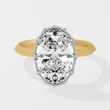 3 Ct Oval Epoque Ring