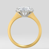 3 Ct Oval Epoque Ring