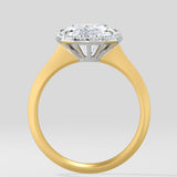 3 Ct Oval Epoque Ring