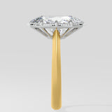 3 Ct Oval Epoque Ring