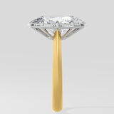3 Ct Oval Epoque Ring