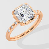2 Ct Asscher Vestige Ring