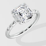 2 Ct Asscher Vestige Ring