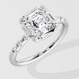 2 Ct Asscher Vestige Ring