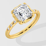 2 Ct Asscher Vestige Ring