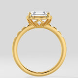 2 Ct Asscher Vestige Ring