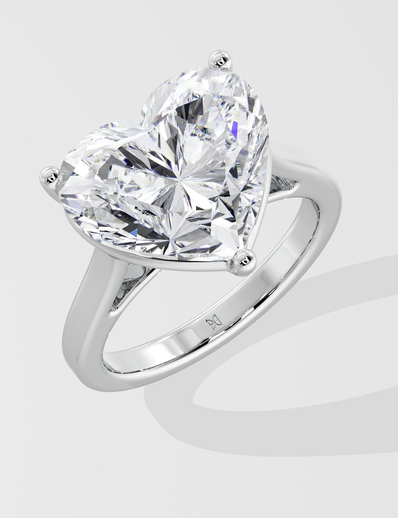 6 Ct Heart Diamond Ring