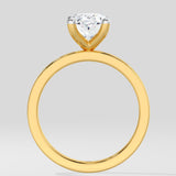 1.5 Ct Oval Channel Ring