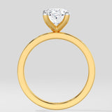 1.5 Ct Oval Channel Ring