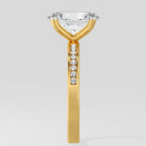 1.5 Ct Oval Channel Ring