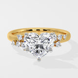 3 Ct Heart Stardust Ring