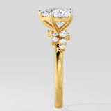 3 Ct Heart Stardust Ring