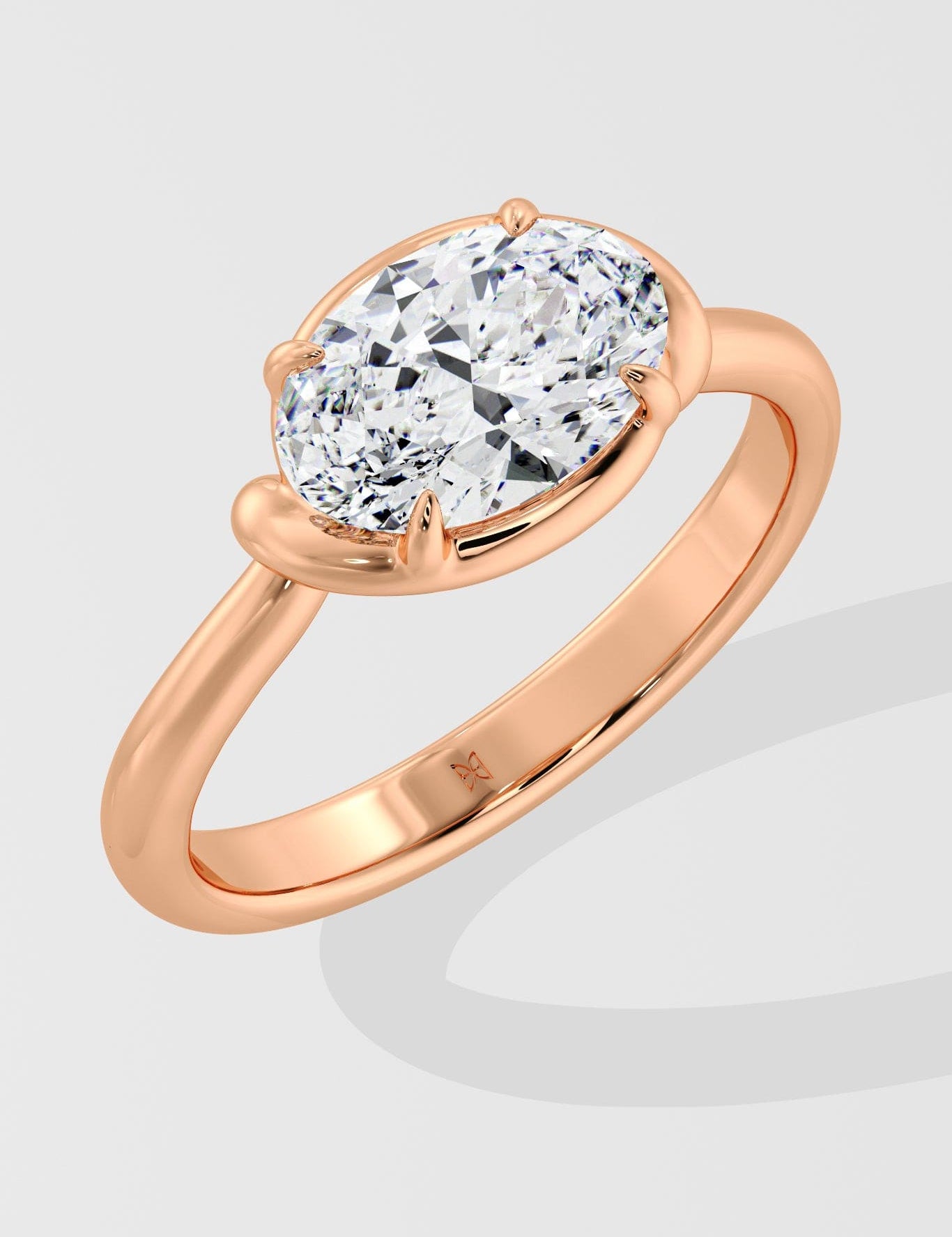 1.5 Ct Oval Everstone Ring - House of Quadri