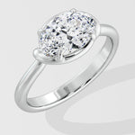 1.5 Ct Oval Everstone Ring - House of Quadri