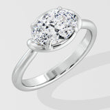 1.5 Ct Oval Everstone Ring - House of Quadri