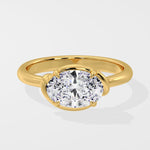 1.5 Ct Oval Everstone Ring - House of Quadri