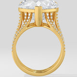 9 Ct Heart Grandeur Ring - House of Quadri