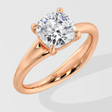1.5 Ct Cushion Flow Ring - House of Quadri