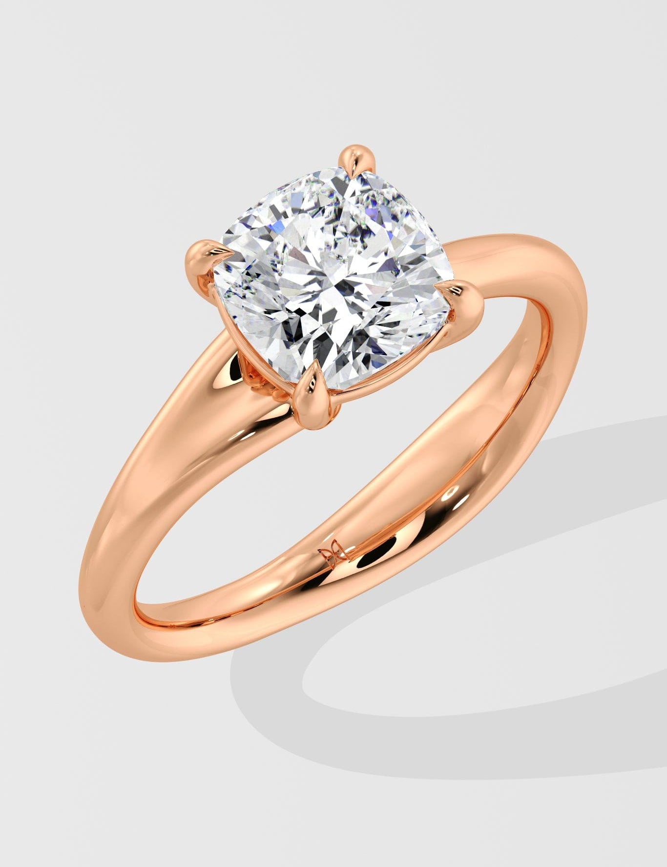 1.5 Ct Cushion Flow Ring - House of Quadri