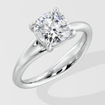 1.5 Ct Cushion Flow Ring - House of Quadri