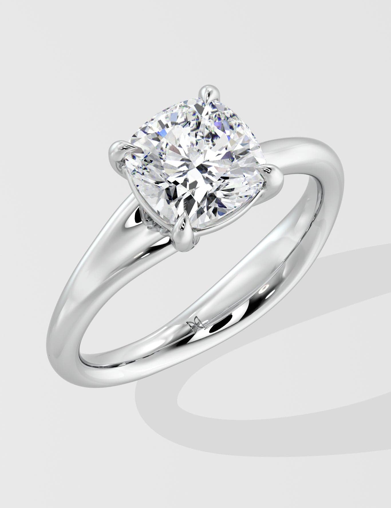 1.5 Ct Cushion Flow Ring - House of Quadri