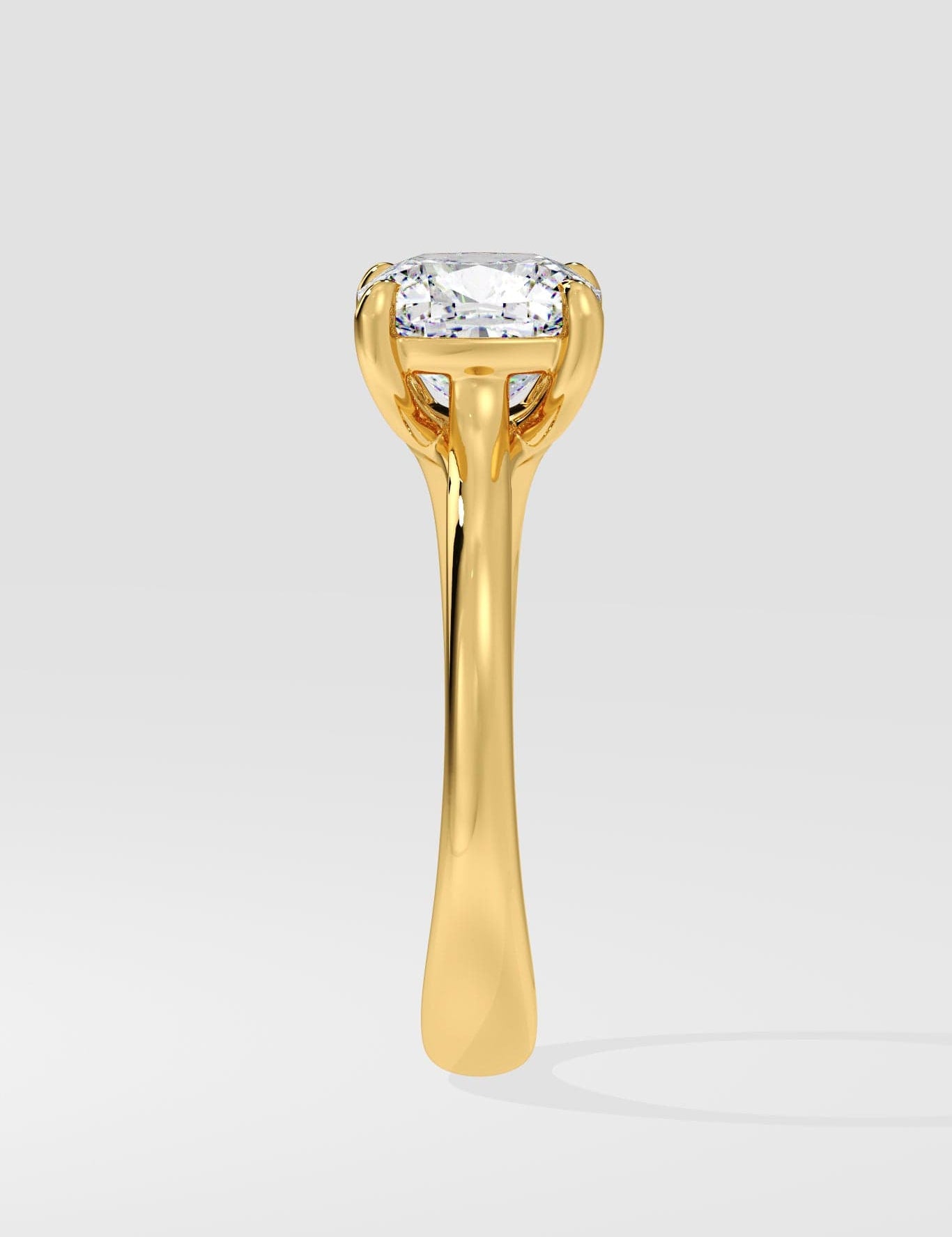 1.5 Ct Cushion Flow Ring - House of Quadri