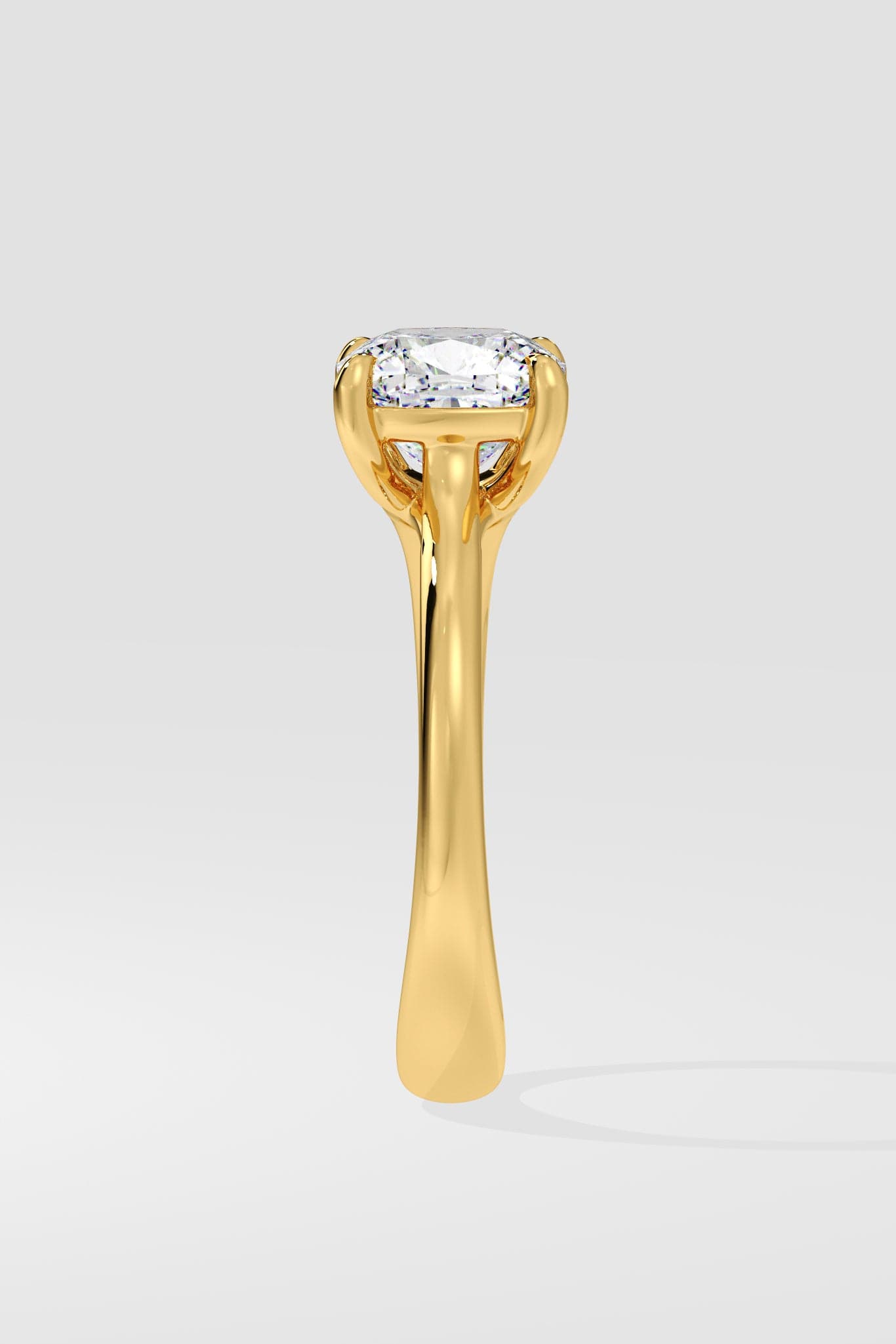 1.5 Ct Cushion Flow Ring - House of Quadri