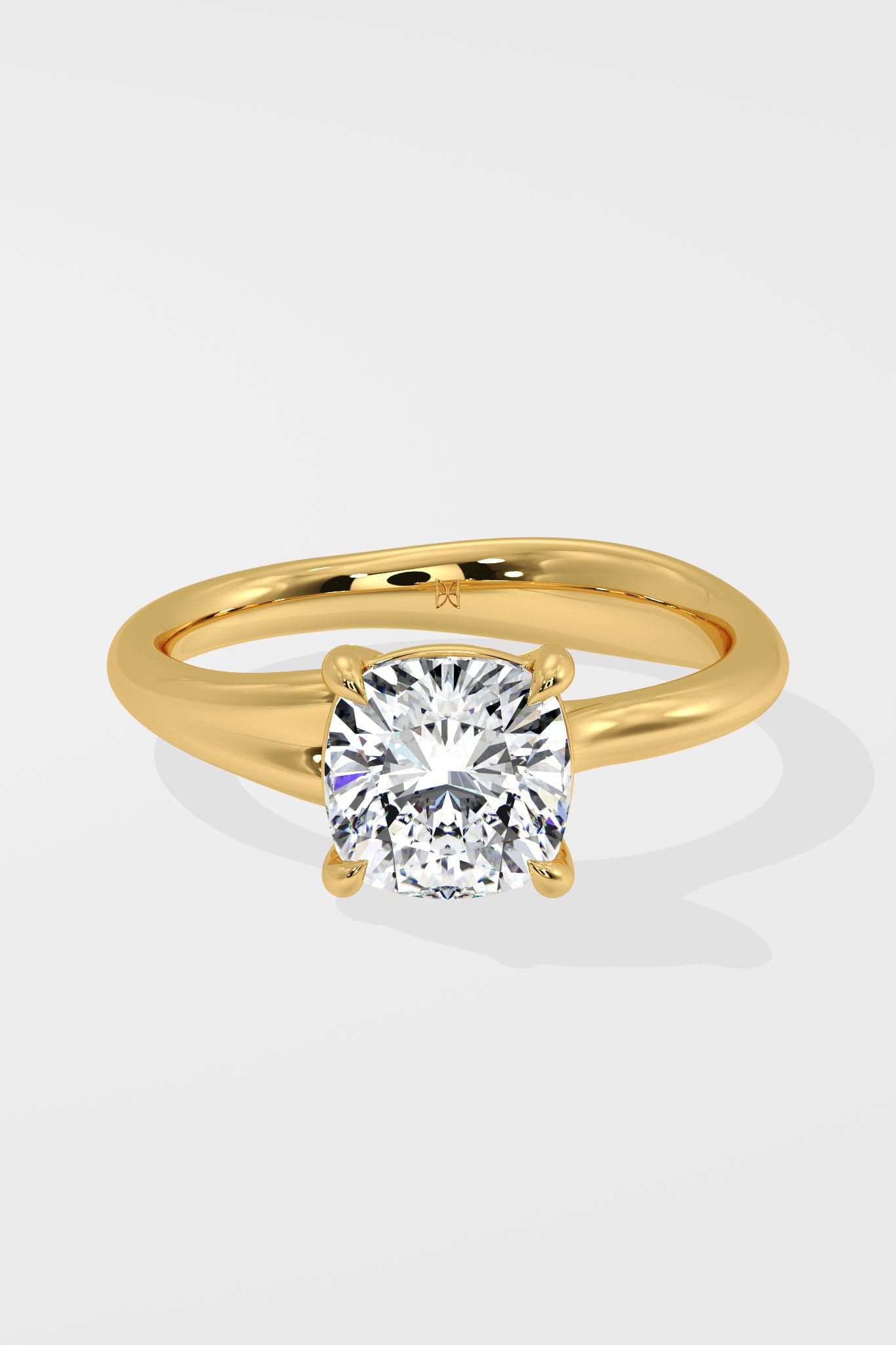 1.5 Ct Cushion Flow Ring - House of Quadri