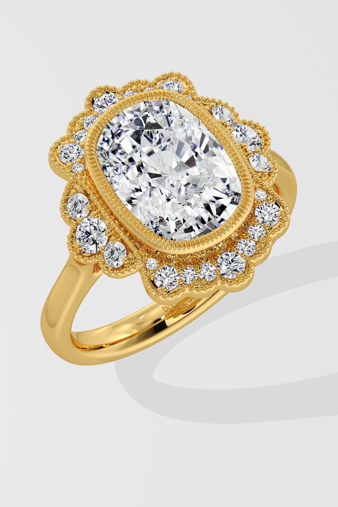 3 Ct Orcrest Cushion Ring - House of Quadri