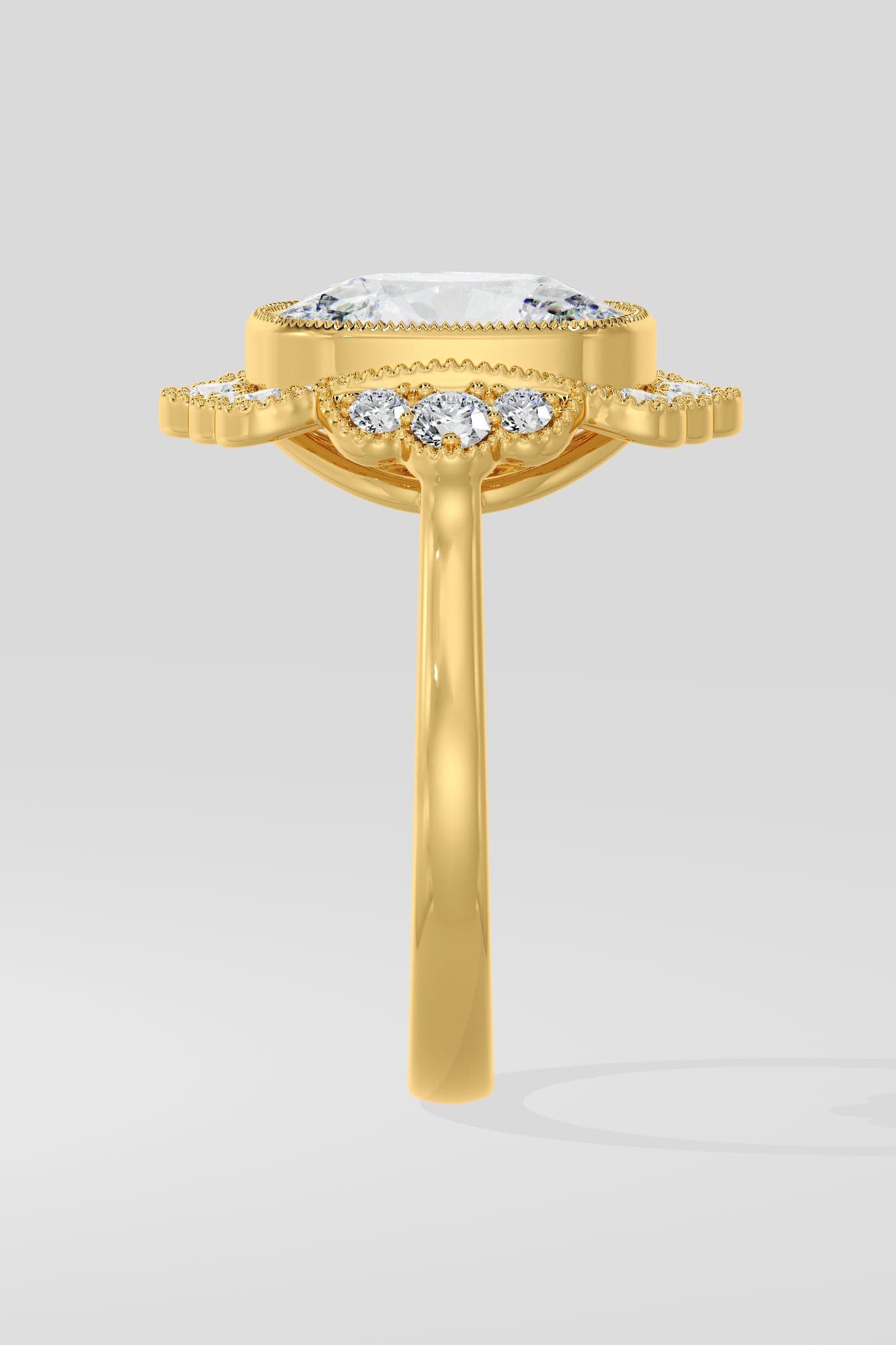 3 Ct Orcrest Cushion Ring - House of Quadri