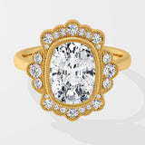 3 Ct Orcrest Cushion Ring - House of Quadri