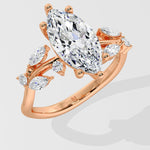 2 Ct Marquise Fleur Ring - House of Quadri